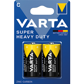 Varta Superlife, Batterien C, kleine Mono, 2 Stück
