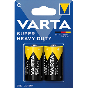 Varta Superlife, Batterien C, kleine Mono, 2 Stück