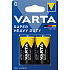 Varta Superlife, Batterien C, kleine Mono, 2 Stück