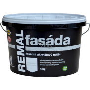 REMAL Fassaden Akrylfarbe weiß 4 kg