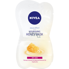 Nivea Honey Mask aqua effect výživná medová maska, 2 × 7,5 ml Nivea Honey Mask aqua effect výživná medová maska, 2 × 7,5 ml