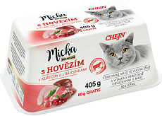 MICKA mit Rindfleisch 405g (325g+80g GRATIS)