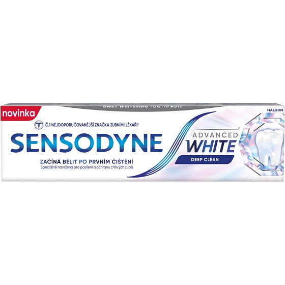 Sensodyne Advanced White Zahnpasta für empfindliche Zähne, 75 ml
