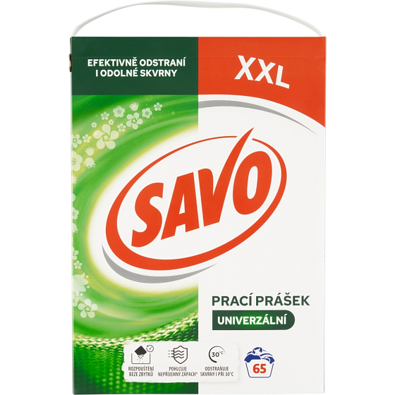 Savo Waschpulver Universal 65 Wäschen, 4,55 kg