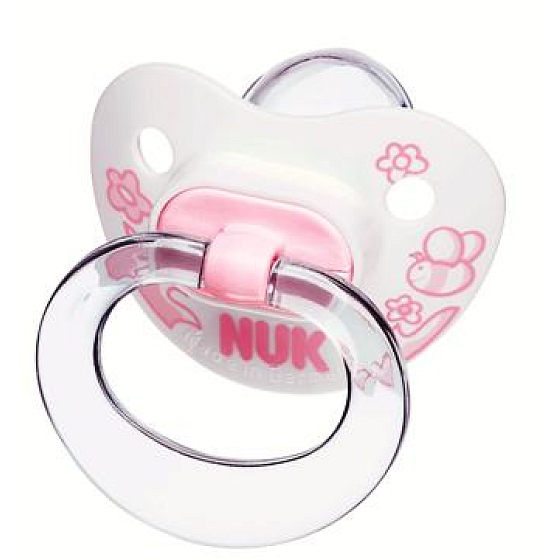 Nuk Rose & Blue kieferorthopädische Silikonschnuller 6-18 Monate Größe 2