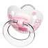 Nuk Rose & Blue kieferorthopädische Silikonschnuller 6-18 Monate Größe 2