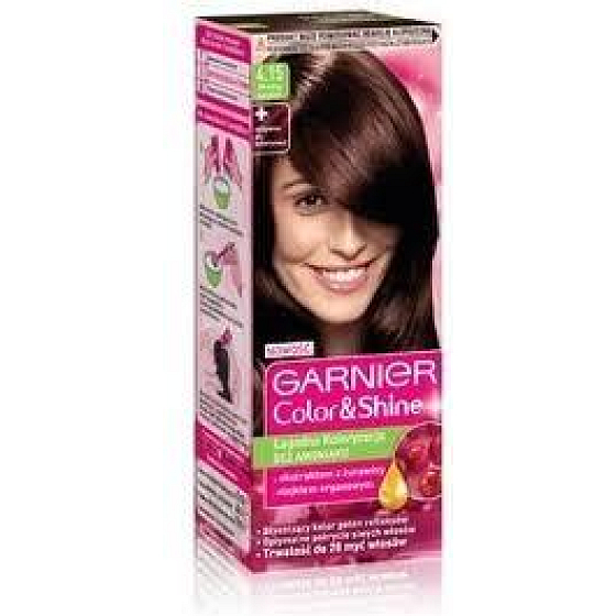 Garnier Color & Shine Haarfarbe 4.15 Eiskastanienbraun