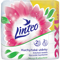 Linteo XXL 2-lagige Küchenpapierhandtücher, 2× 30 m, 2 Rollen