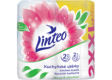 Linteo XXL 2-lagige Küchenpapierhandtücher, 2× 30 m, 2 Rollen