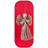 Jute Engel braun 16 cm