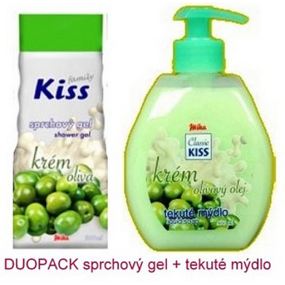 Mika Kiss Family Oliva Flüssigseife 0,5 l + Oliva Duschgel 0,3 l
