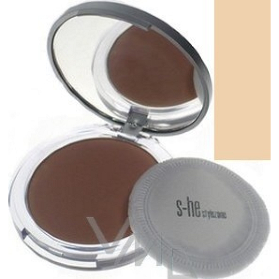 S-he Stylezone Compact Puder Puderschirm 652/01 Silky Beige 10 g