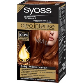 Syoss Oleo Intense Color Ammoniakfreie Haarfarbe 6-76 Warmes Kupfer