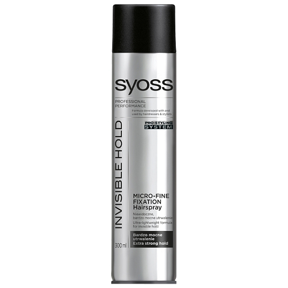Syoss Invisible Hold Micro-Fine Haarspray mit einem sehr feinen Spray von 300 ml