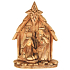 Natürliche Krippe - Chalet 20 x 15 cm