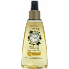 Jeanne en Provence Divine Olive nährendes Trockenöl für Gesicht, Körper und Haare Spray 150 ml