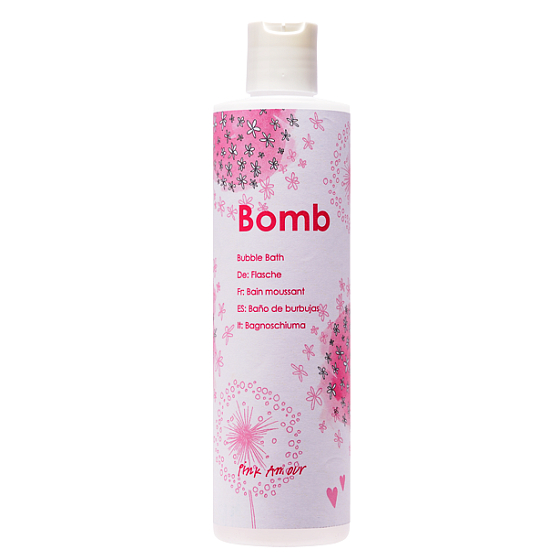 Bomb Cosmetics Pink Amour Natürlicher, handgemachter Badeschaum 300 ml