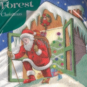 Waldpapierservietten 1 Lage 33 x 33 cm 20 Stück Weihnachten Opa Frost