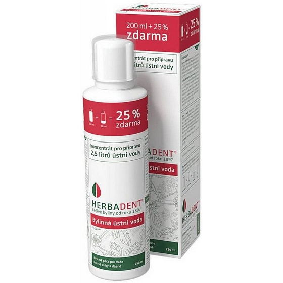 Herbadent Kräuter-Mundwasser Konzentrat 250 ml