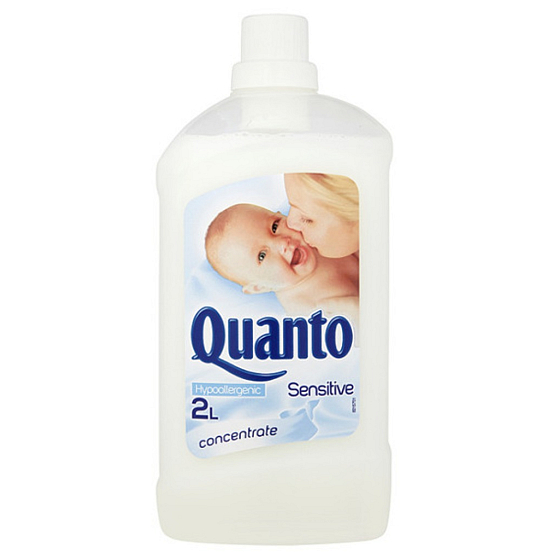 Quanto Sensitive konzentrierter Weichspüler zum Weichmachen von Kleidung und zum einfachen Bügeln 2 l