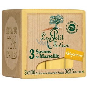 Le Petit Olivier Glycerin Mairseill Toilettenseife 3 x 100 g