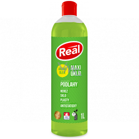 Real Maxi Floor Cleaning Universal-Antistatikreiniger mit Aromaölen auf Edelstahl, Glas, Kunststoff 1 l