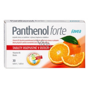 Favea Panthenol forte lindert Entzündungen der oberen Atemwege und regeneriert 30 Tabletten