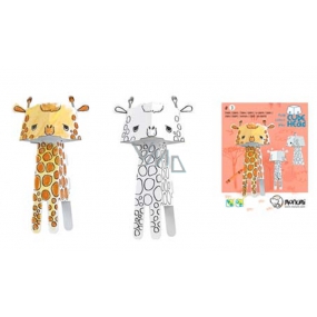 Monumi 3D Giraffe zum Malen 29 cm, für Kinder ab 5 Jahren