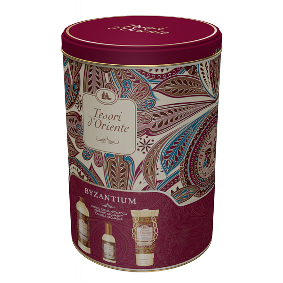 Tesori d Oriente Byzantium Eau de Toilette 100 ml + Duschcreme 250 ml + Badeschaum 500 ml, Geschenkset
