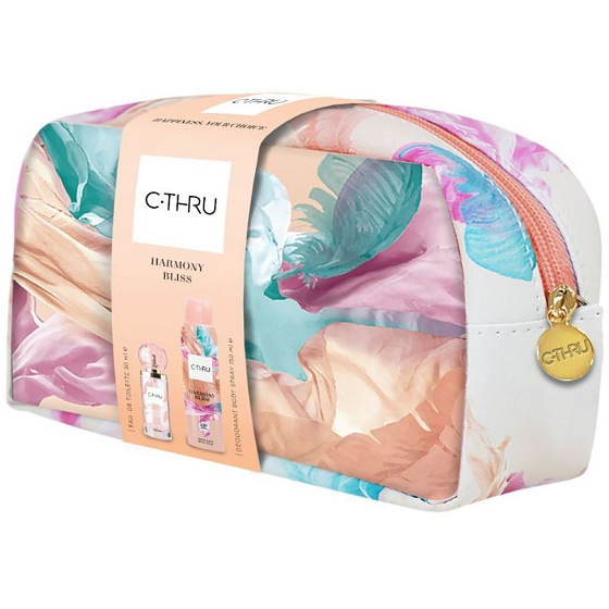 C-Thru Harmony Bliss Eau de Toilette für Frauen 30 ml + Deodorant Spray 150 ml + Etui, Geschenkset