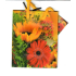 Nekupto Geschenktasche aus Papier 14 x 11 x 6,5 cm Blumen Gerbera 1555 01 KFS