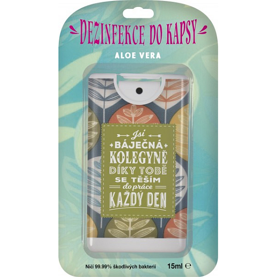 Albi Pocket Desinfektion mit dem Duft von Aloe Vera Wonderful Kollege 15 ml