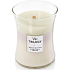 WoodWick Trilogy Terrace Blossoms - Blühende Terrassen-Duftkerze mit Holzdocht und Deckelglas Medium 275 g