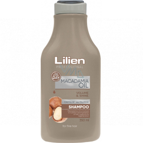 Lilien Macadamia Oil Shampoo für feines Haar ohne Volumen von 350 ml