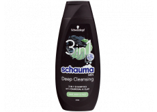 Schauma Men Charcoal & Clay 3in1 Haarshampoo für Männer 400 ml