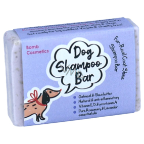 Bomb Cosmetics Bar Fur Real Shampoo für glänzendes Fell für Hunde 95 g