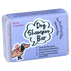 Bomb Cosmetics Bar Fur Real Shampoo für glänzendes Fell für Hunde 95 g