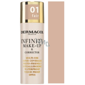 Dermacol Infinity Mehrzweck-Make-up und Concealer 01 Fair 20 g