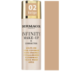 Dermacol Infinity Mehrzweck-Make-up und Concealer 02 Beige 20 g