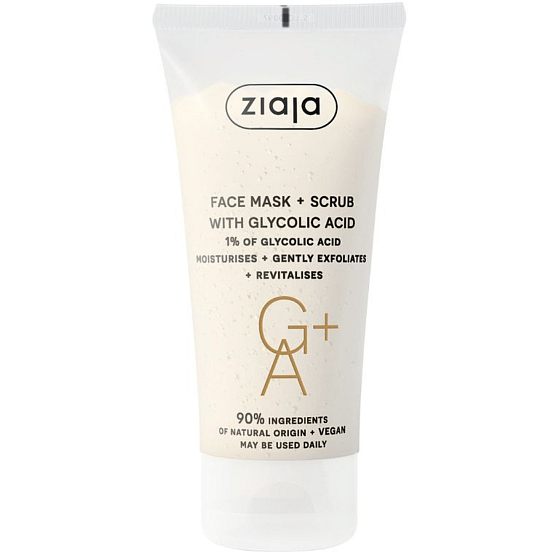 Ziaja Glykolsäure-Gesichtsmaske und Peeling 55 ml