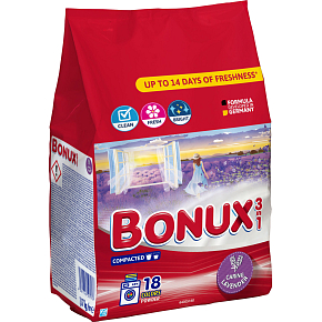 Bonux Waschmittel Color Caring Lavendel 1,17 kg, 18 Portionen