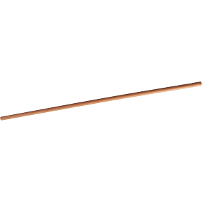 Spokar Holzstiel für Besen, ohne Gewinde, 140 cm