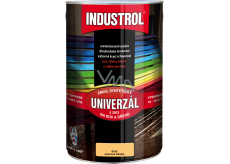 Industrol S2013 univerzál lesk vrchní barva na kov a dřevo, 6100 středně krémová, 4 l