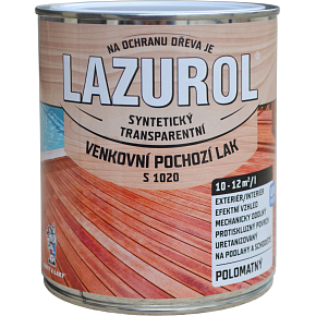 Lazurol s1020 Fußbodenlack für Holz, seidenmatt, farblos, 750 ml