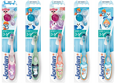 Jordan Step by Step Kinderzahnbürste, im Alter von 3-5 Jahren, 1 Stück