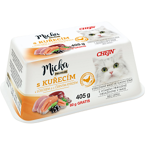 MICKA mit Hähnchen Schale 405g (325g+80g GRATIS MICKA mit Hähnchen Schale 405g (325g+80g GRATIS