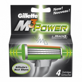 Gillette Mach3 Power Ersatzkopf 4 Stück, für Herren