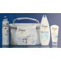 Dove Original silberne Kosmetiktasche