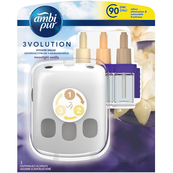 Ambi Pur 3Volution Moonlight Vanilla elektrischer Lufterfrischer Komplettgerät 20 ml