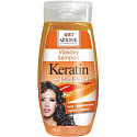 Bione Cosmetics Keratin & Panthenol Shampoo für alle Haartypen 260 ml